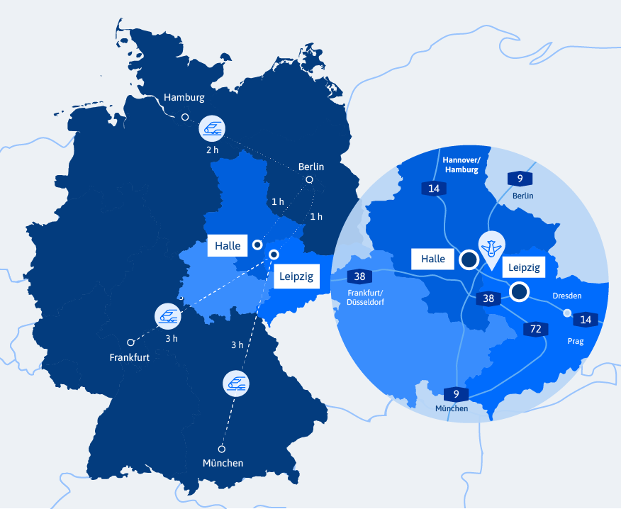 Mitteldeutschland in Europa